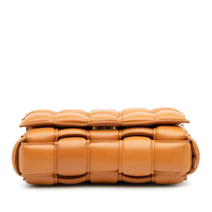 Bottega Veneta Nappa Intrecciato Padded Cassette Crossbody Brown Leather Good condition - Inside View