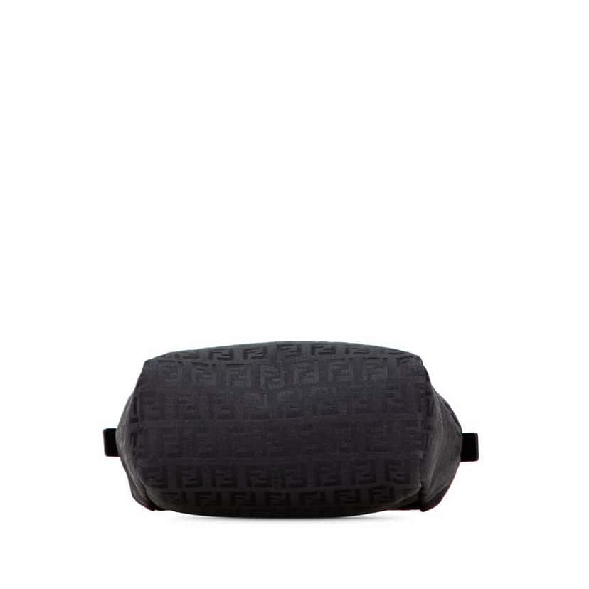 Fendi Mini Zucchino Canvas Handbag Black Canvas Good condition - Inside View