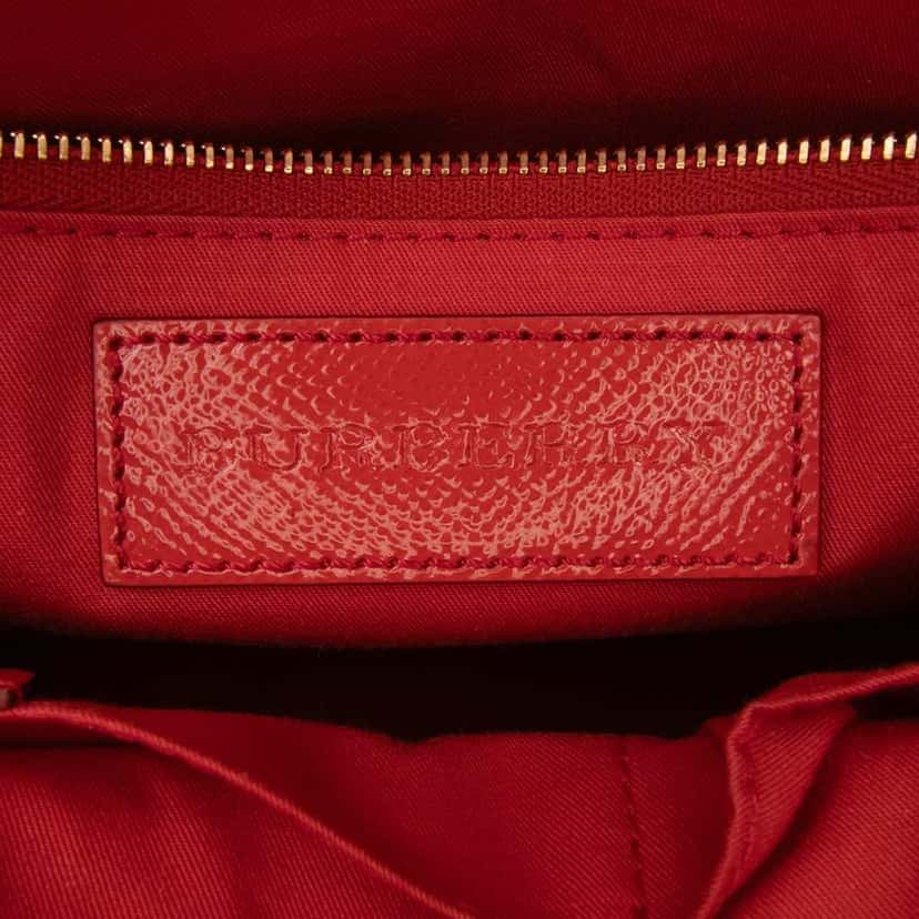 Burberry Haymarket Check Coated Canvas Minford Portrait Satchel Brown Canvas Good condition - Box View