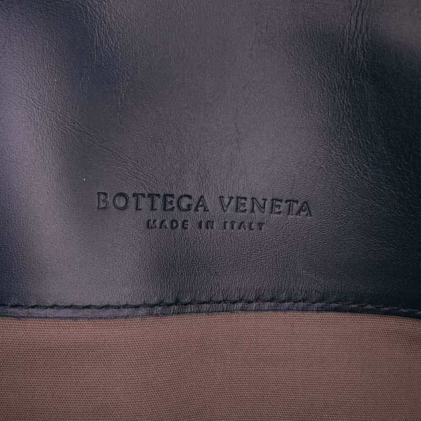 Bottega Veneta Nappa Intrecciato Briefcase Blue Leather Good condition - Box View