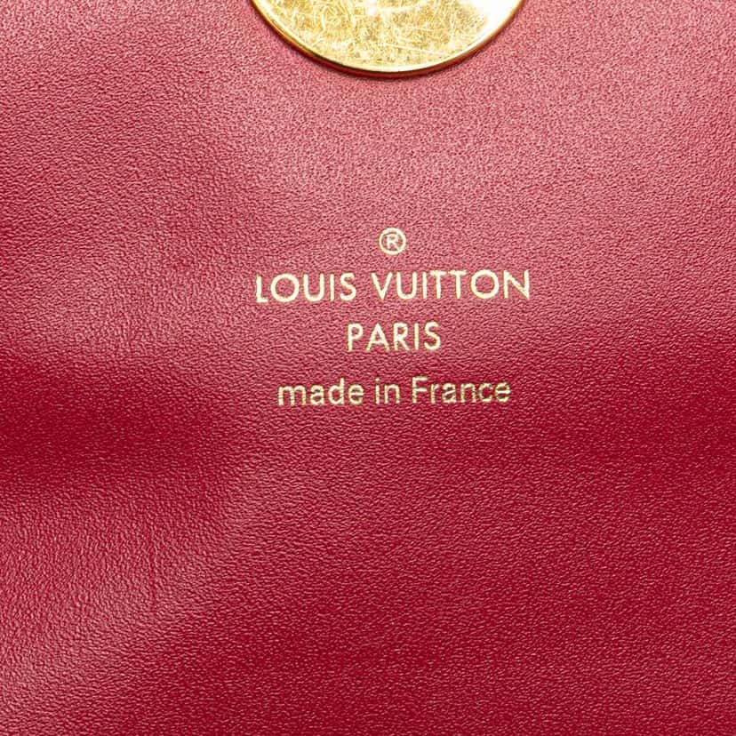 Louis Vuitton Monogram Flore Wallet On Chain Brown Canvas Very good condition - Box View