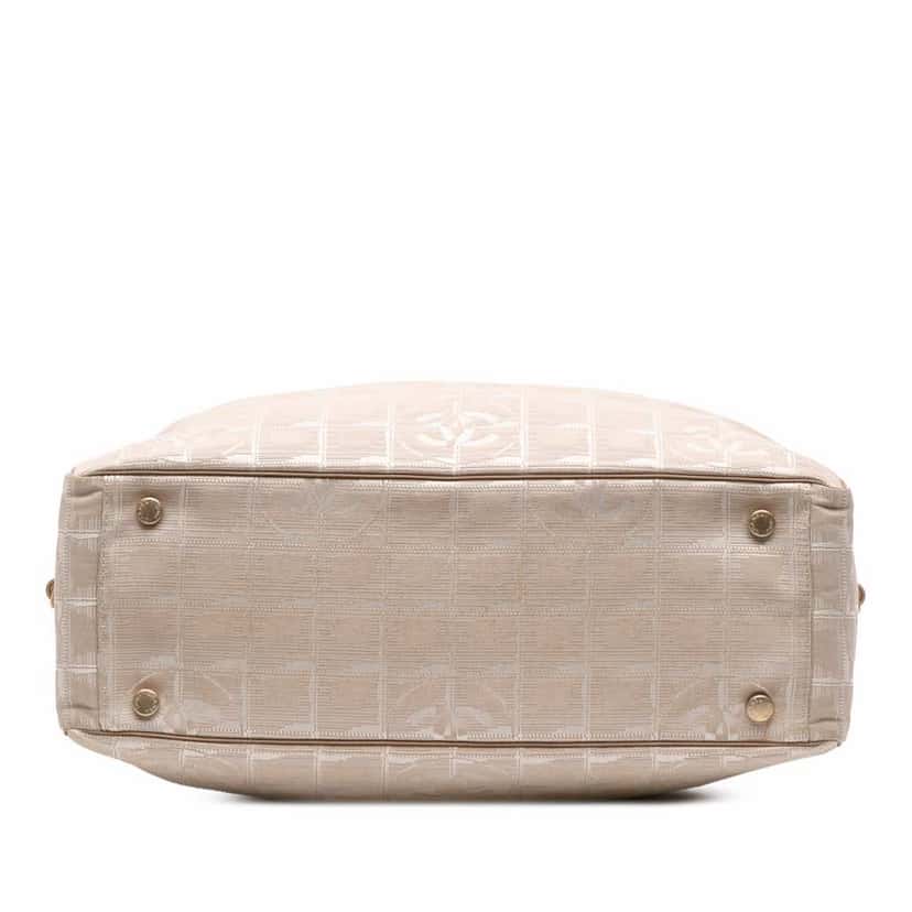 Chanel New Travel Line Nylon Tote Brown Good condition - Inside View