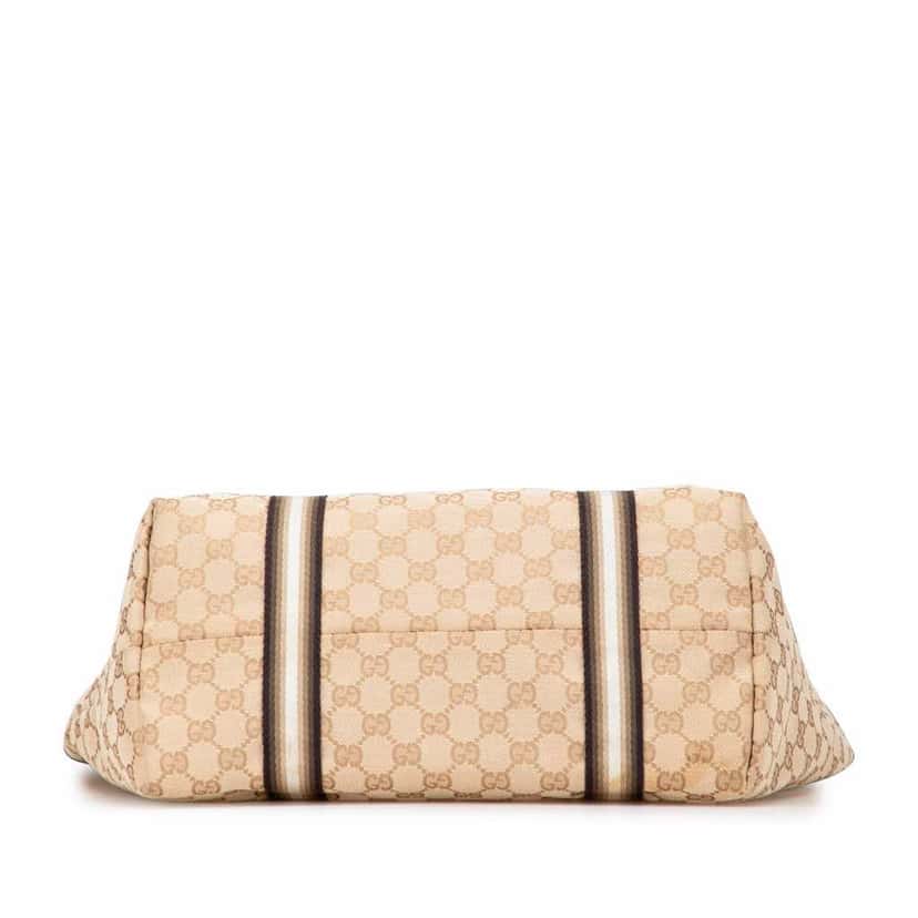 Gucci GG Canvas Jolicoeur Tote Brown Canvas Good condition - Inside View