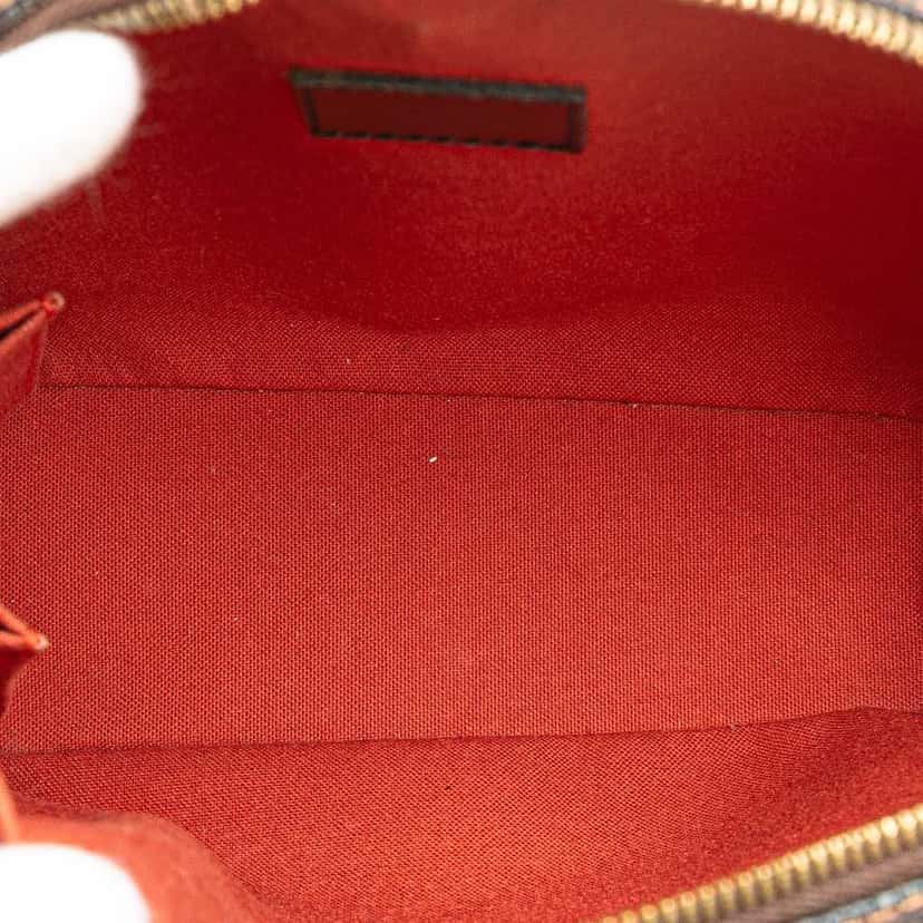 Louis Vuitton Damier Ebene Olav PM Brown Canvas Good condition - Model View