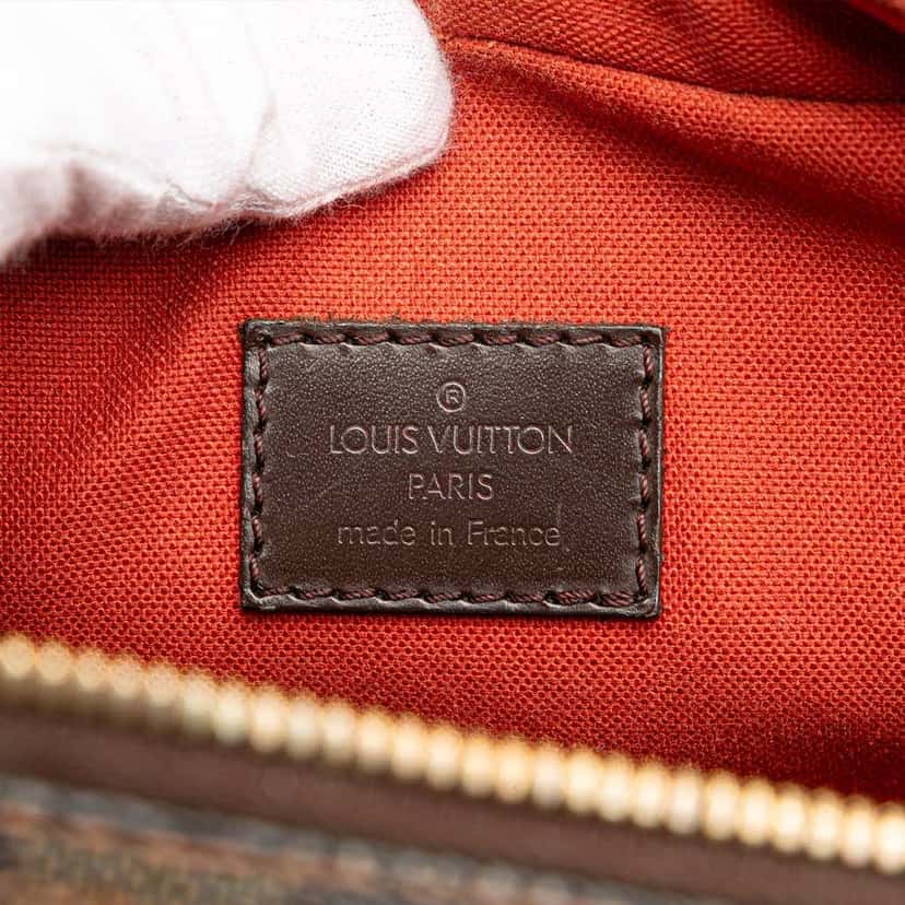 Louis Vuitton Damier Ebene Olav PM Brown Canvas Good condition - Box View