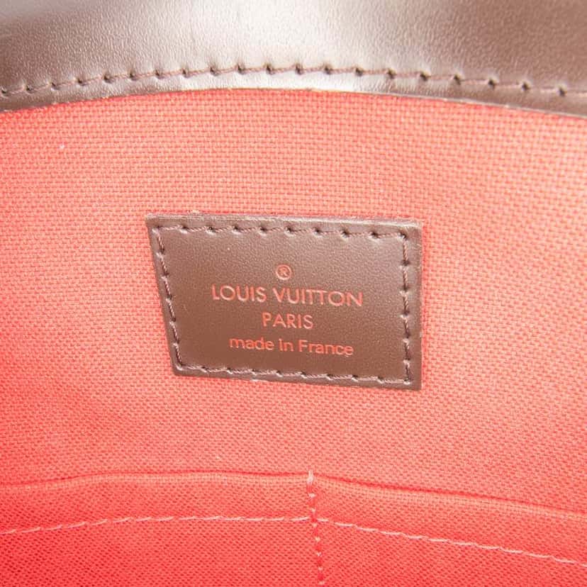 Louis Vuitton Damier Ebene Verona MM Brown Canvas Good condition - Box View