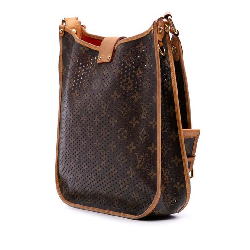 Louis Vuitton Monogram Musette Perforated Brown Canvas Good condition - Back View
