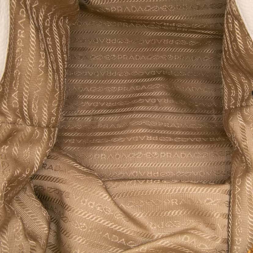 Prada Canvas Canapa Logo Shoulder Bag Brown Canvas Very good condition - Model View