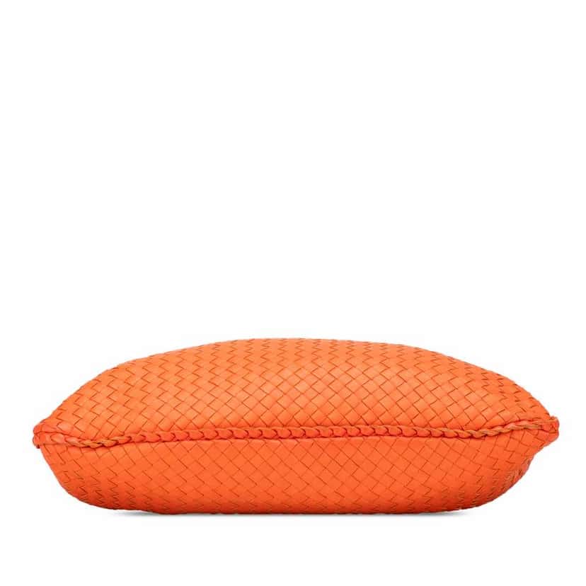 Bottega Veneta Medium Nappa Intrecciato Veneta Hobo Orange Leather Good condition - Inside View