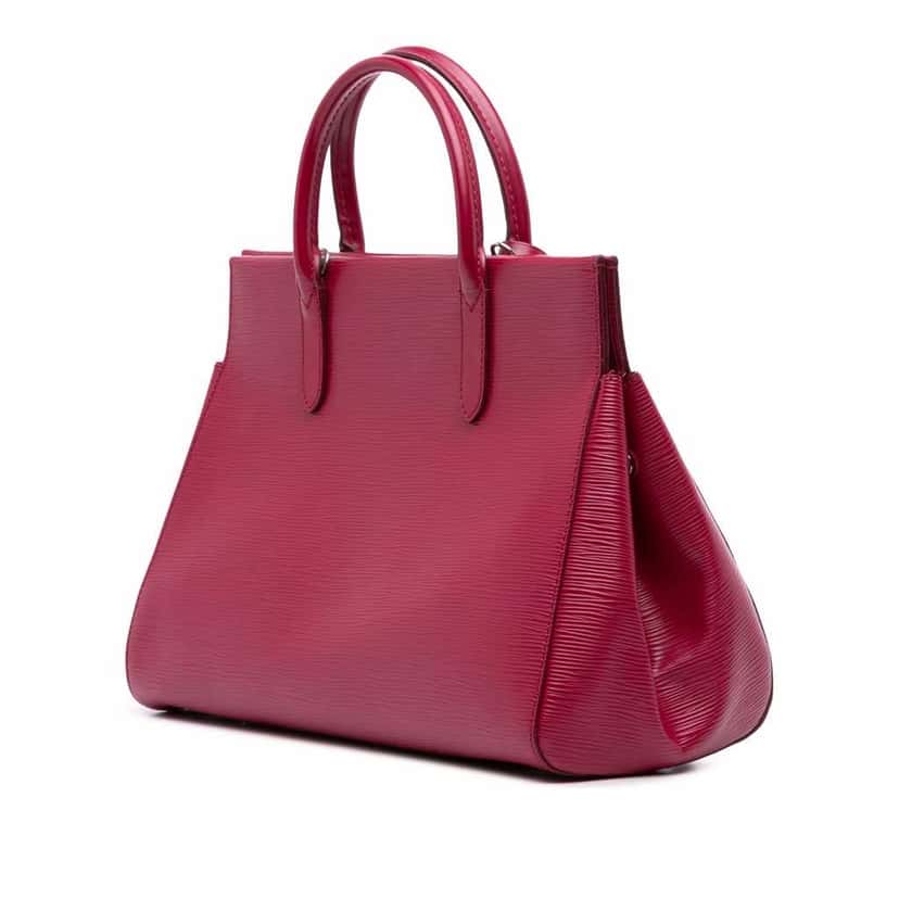 Louis Vuitton Epi Marly MM Pink Leather Good condition - Back View