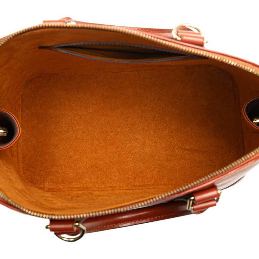 Louis Vuitton Epi Alma PM Brown Leather Good condition - Model View