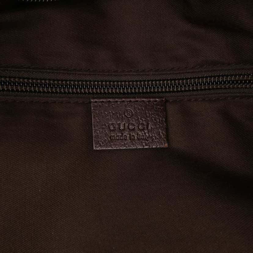 Gucci GG Canvas Web Tote Brown Canvas Good condition - Box View