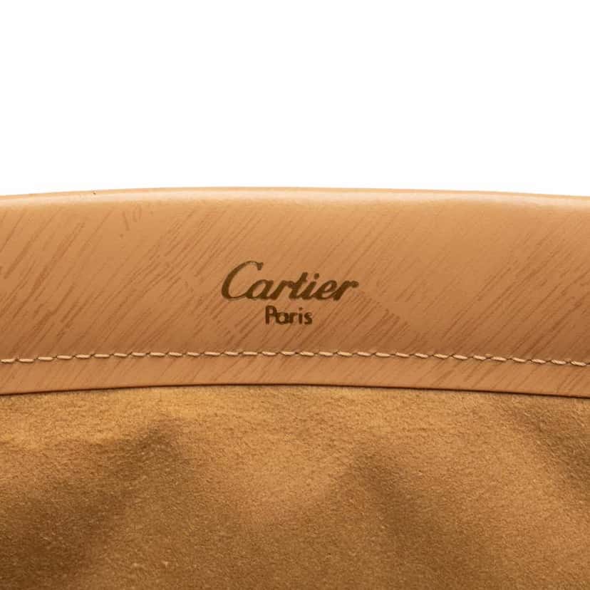 Cartier Leather Trinity Handbag Brown Leather Good condition - Box View