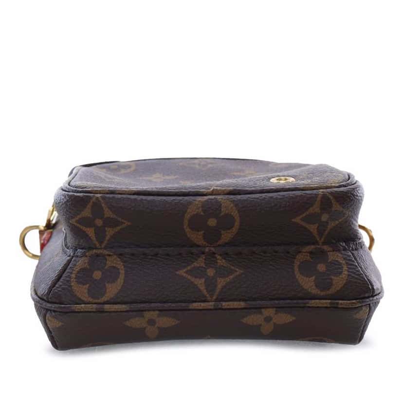 Louis Vuitton Monogram Utility Phone Sleeve Brown Canvas Good condition - Inside View