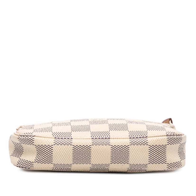 Louis Vuitton Damier Azur Mini Pochette Accessoires White Canvas Good condition - Inside View