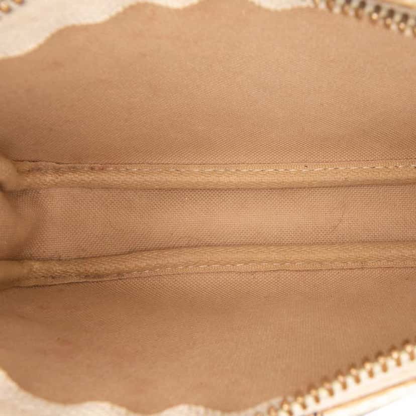 Louis Vuitton Damier Azur Mini Pochette Accessoires White Canvas Good condition - Model View