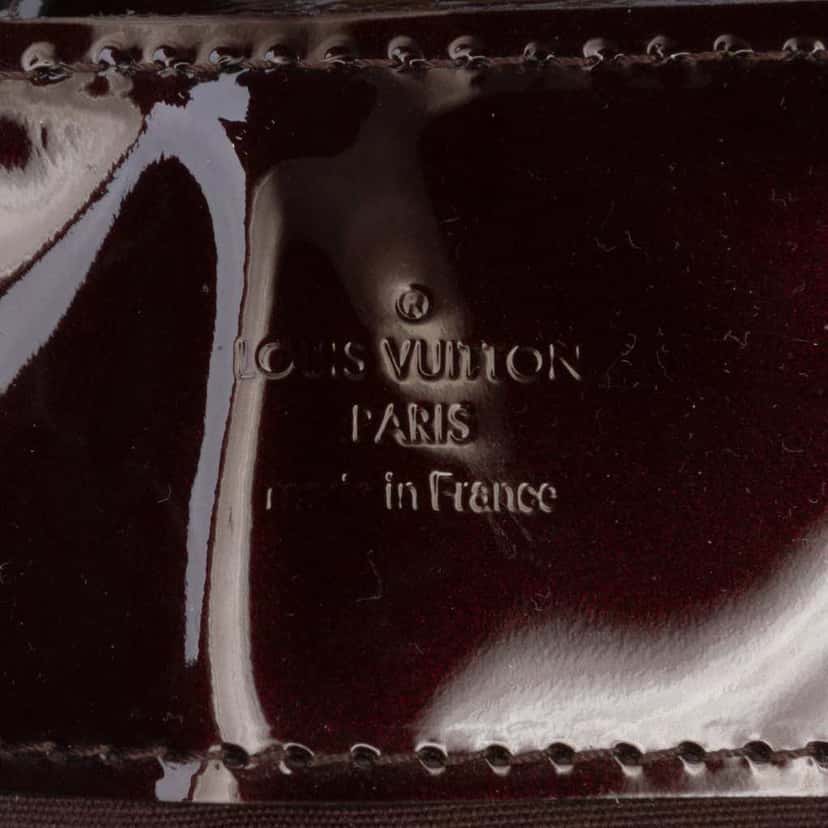 Louis Vuitton Monogram Vernis Melrose Avenue Purple Leather Good condition - Box View