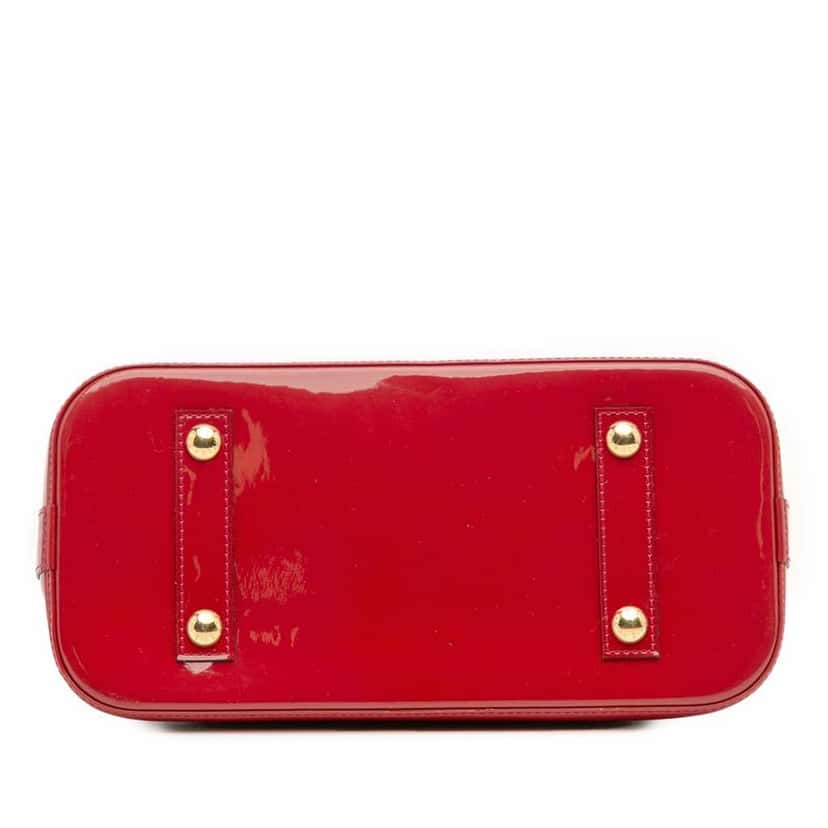 Louis Vuitton Monogram Vernis Alma PM Pink Leather Good condition - Inside View