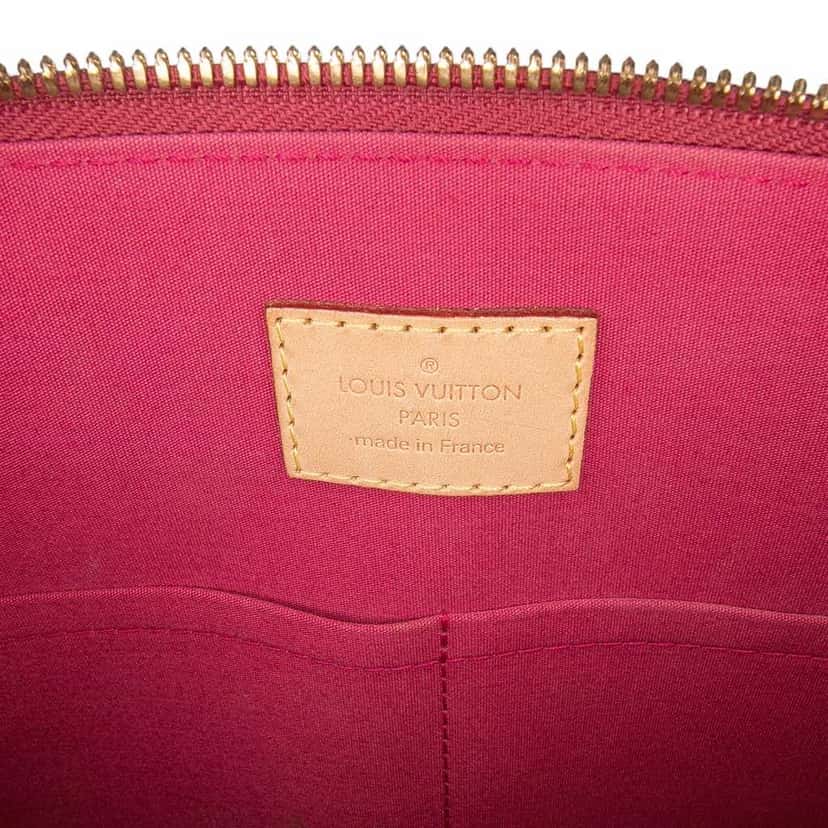 Louis Vuitton Monogram Vernis Alma PM Pink Leather Good condition - Box View