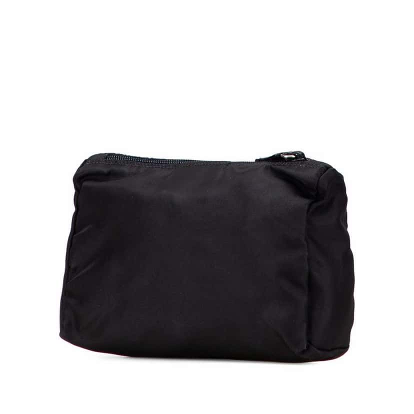 Prada Tessuto Pouch Black Good condition - Back View