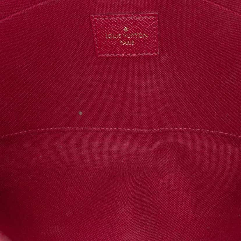 Louis Vuitton Monogram Pochette Felicie Brown Canvas Good condition - Model View