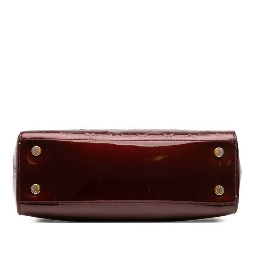Louis Vuitton Monogram Vernis Brea MM Red Leather Good condition - Inside View