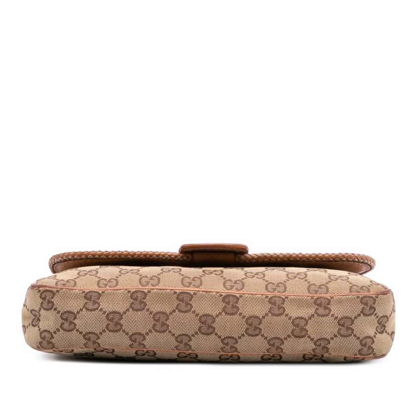 Gucci GG Canvas Marrakech Shoulder Bag Brown Canvas Good condition - Inside View