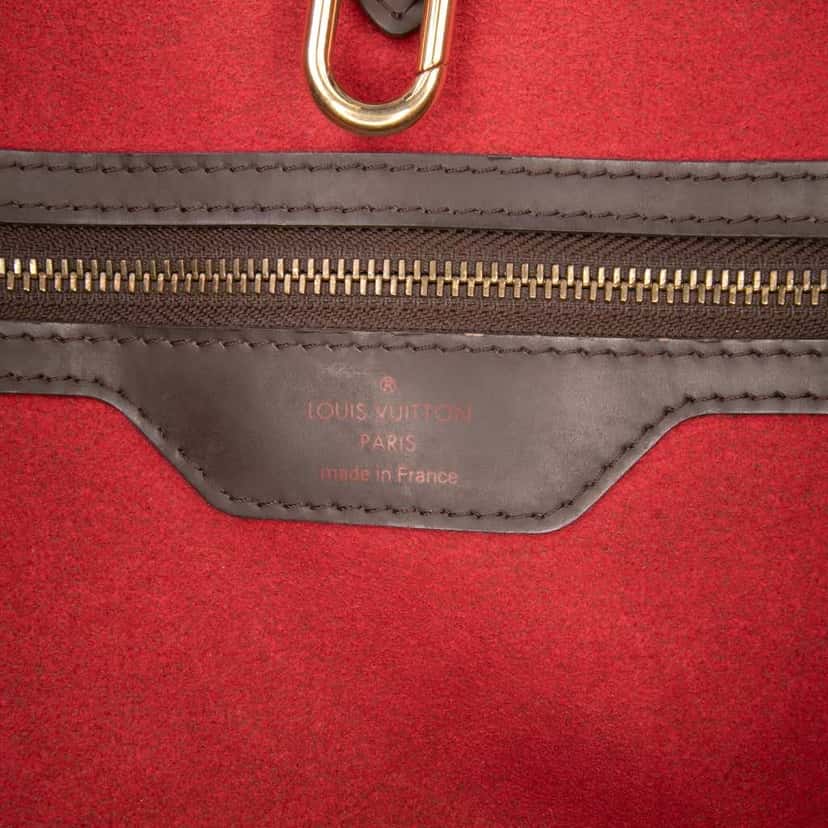 Louis Vuitton Damier Ebene Hampstead MM Brown Canvas Good condition - Box View