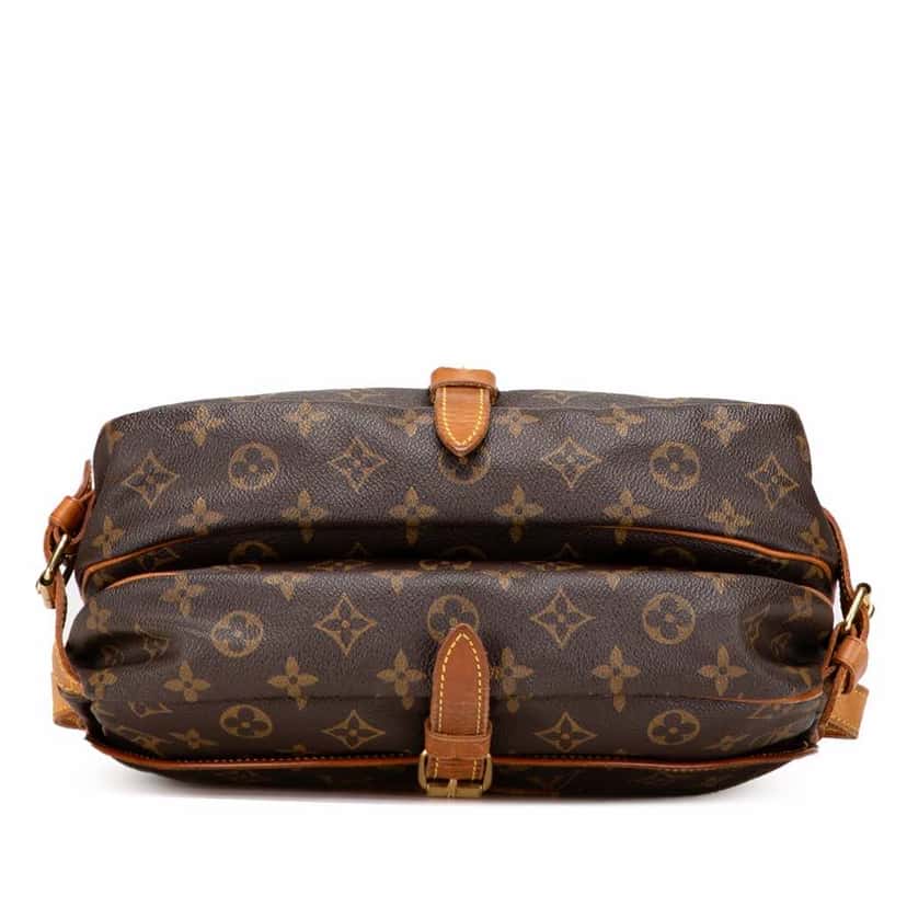Louis Vuitton Monogram Saumur 30 Brown Canvas Fair condition - Inside View