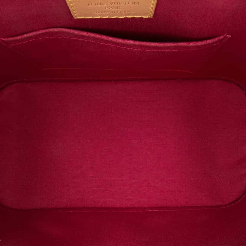Louis Vuitton Monogram Vernis Alma BB Red Leather Good condition - Model View