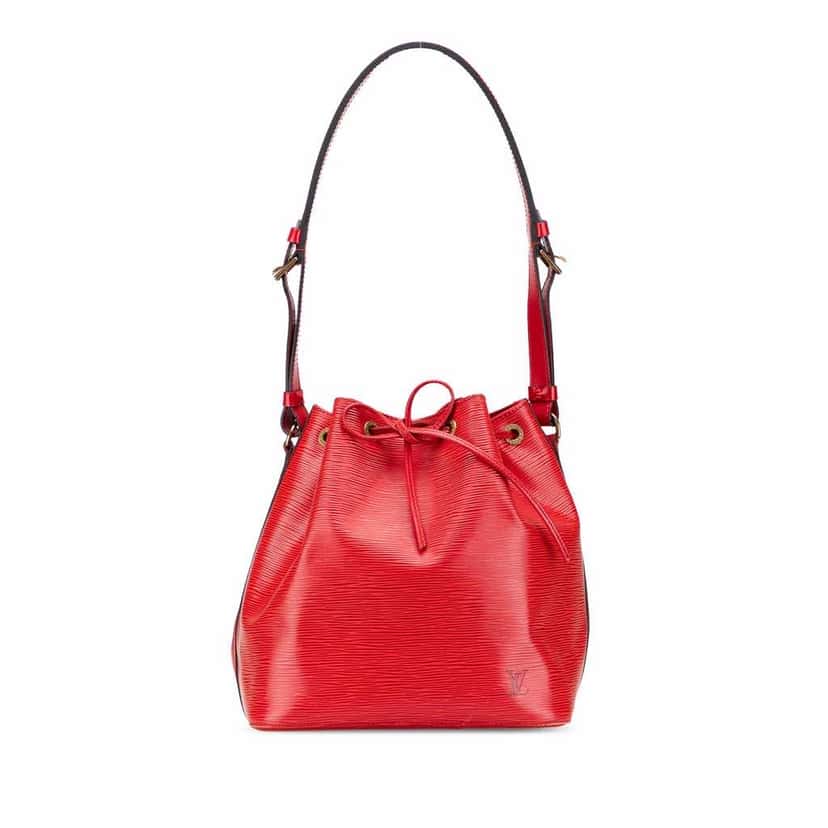 Louis Vuitton Epi Petit Noe Red Leather Good condition - Front View