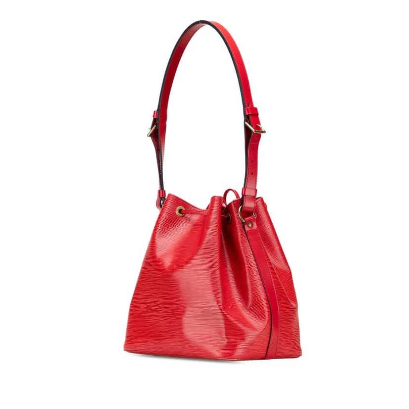 Louis Vuitton Epi Petit Noe Red Leather Good condition - Back View