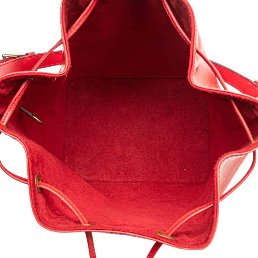Louis Vuitton Epi Petit Noe Red Leather Good condition - Model View