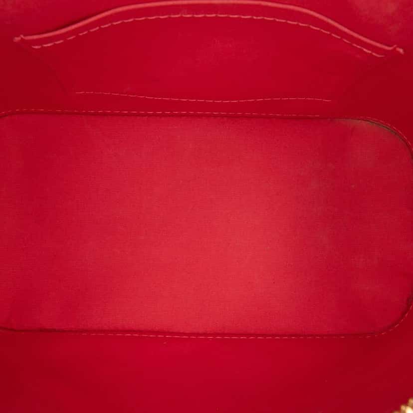 Louis Vuitton Monogram Vernis Alma BB Orange Leather Good condition - Model View