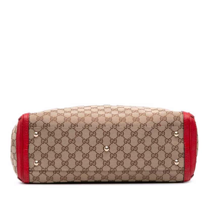 Gucci Medium GG Canvas Bella Tote Brown Canvas Good condition - Inside View