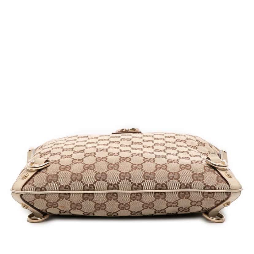 Gucci GG Canvas Abbey D Ring Crossbody Brown Canvas Good condition - Inside View