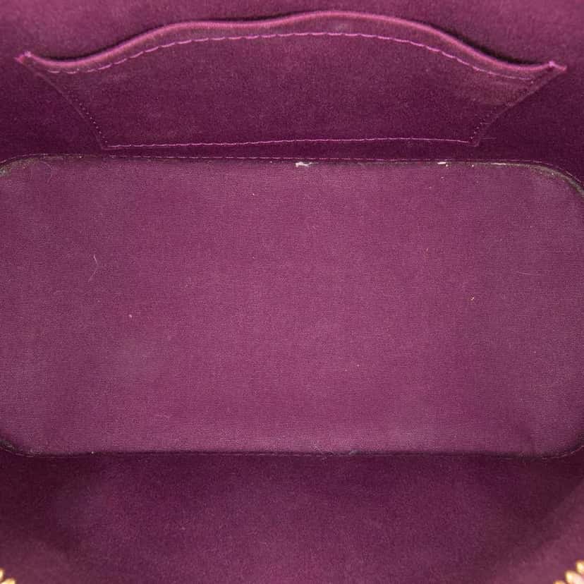 Louis Vuitton Monogram Vernis Alma BB Red Leather Good condition - Model View