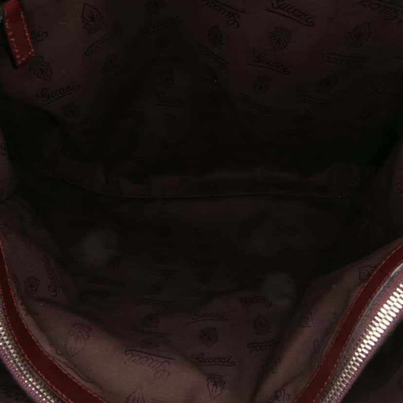 Gucci GG Imprime Joy Vertical Tote Red Canvas Good condition - Model View