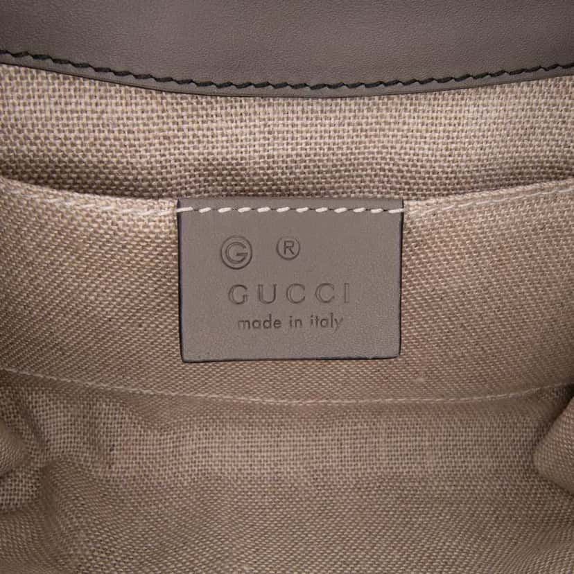Gucci Mini Microguccissima Emily Crossbody Grey Leather Good condition - Box View