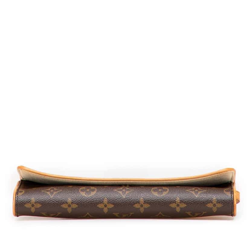 Louis Vuitton Monogram Pochette Twin GM Brown Canvas Good condition - Inside View