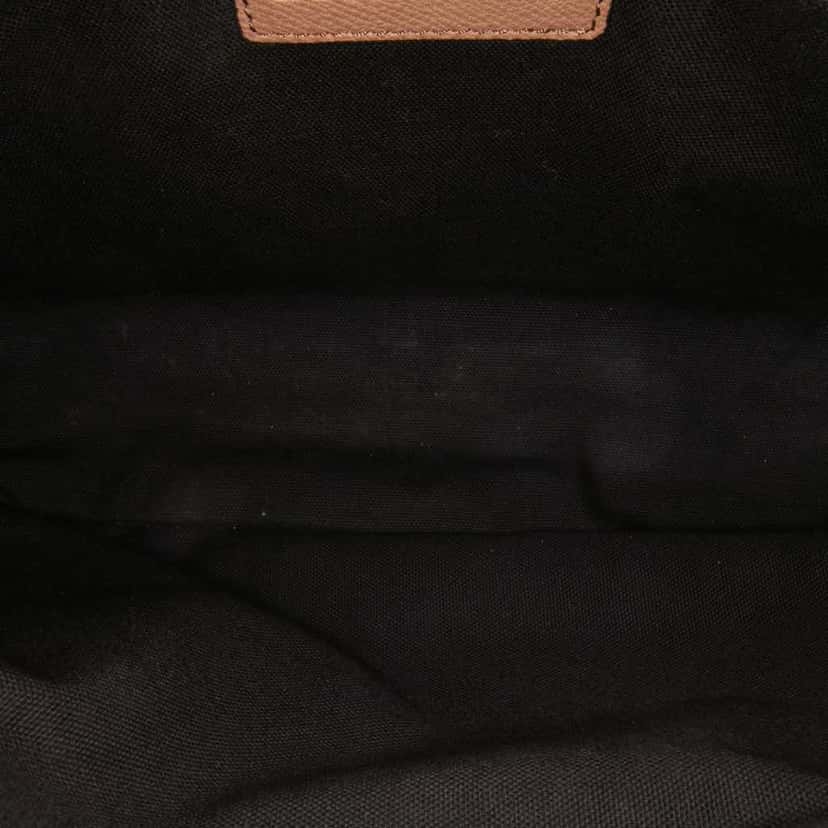 Burberry Medium Leather and House Check Banner Satchel Brown Leather Good condition - Box View