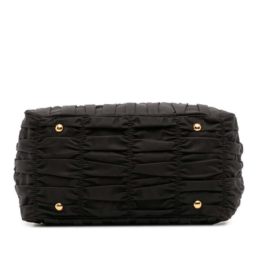 Prada Tessuto Gaufre Satchel Black Good condition - Inside View