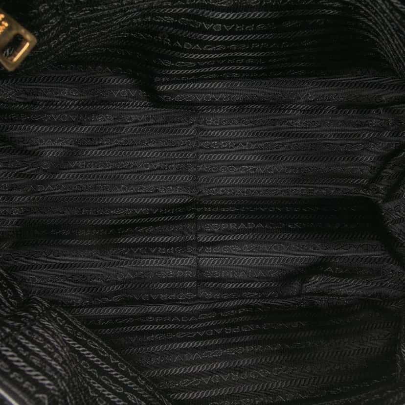 Prada Tessuto Gaufre Satchel Black Good condition - Model View