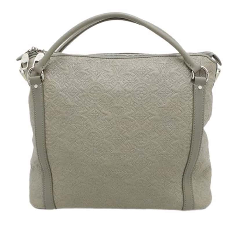 Louis Vuitton Monogram Antheia Ixia PM Grey Leather Good condition - Front View