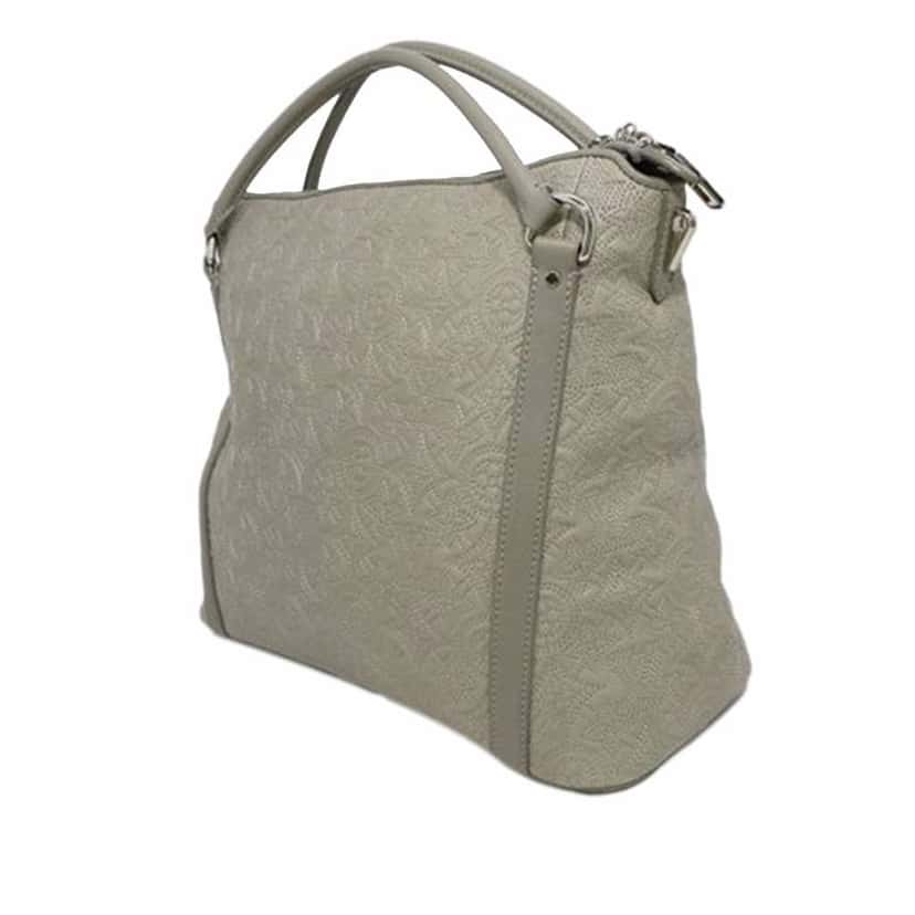 Louis Vuitton Monogram Antheia Ixia PM Grey Leather Good condition - Back View