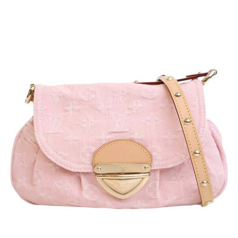 Louis Vuitton Monogram Denim Sunset Pink Denim Good condition - Front View