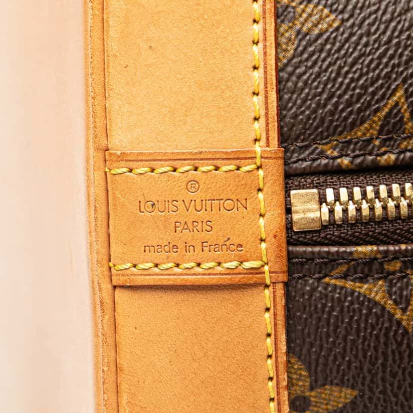 Louis Vuitton Monogram Alma PM Brown Canvas Good condition - Box View