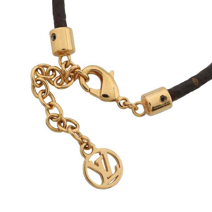 Louis Vuitton Monogram Vivienne Basketball Charm Bracelet Brown Canvas Good condition - Model View