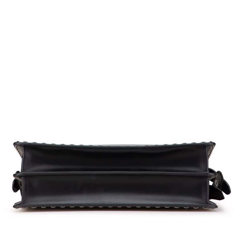 Fendi Studded Leather Peekaboo ISeeU Briefcase Black Leather Good condition - Inside View