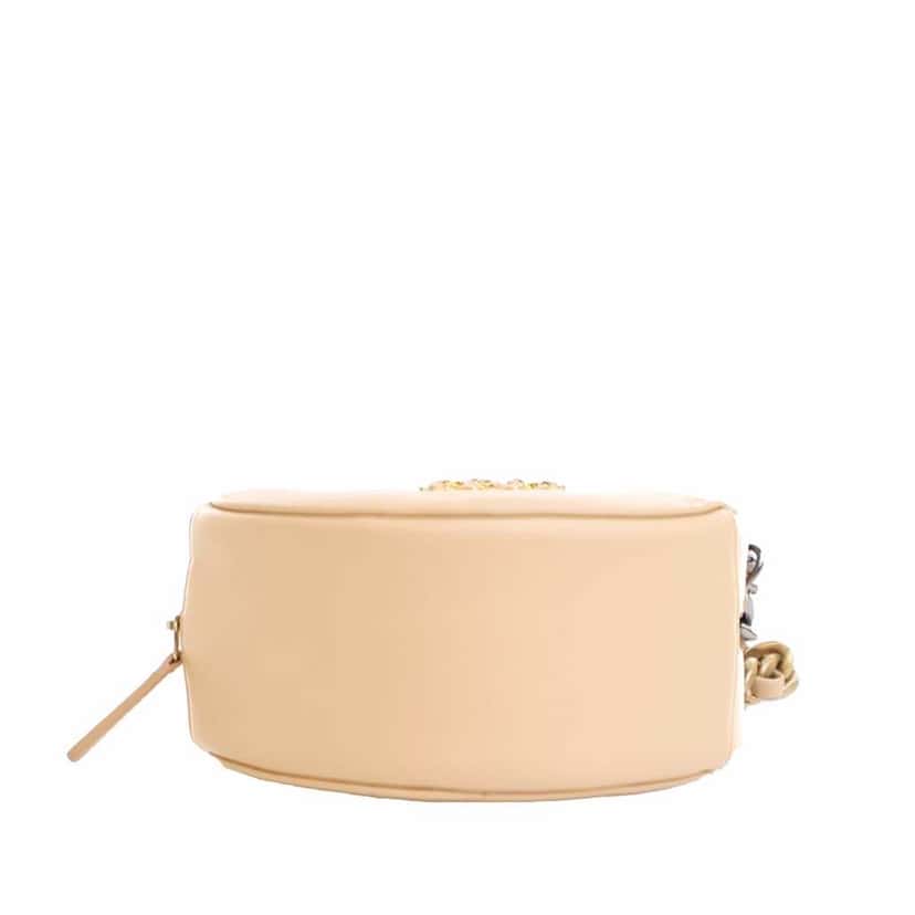 Chanel Calfskin 19 Round Clutch with Chain Brown Leather Good condition - Box View